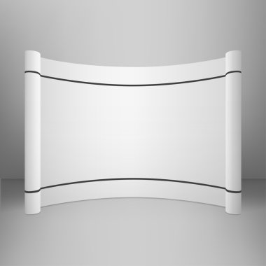 Ticaret Fuar Standı. vektör.