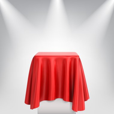 Işık kaynağı ile vektör çizim ayaklı.