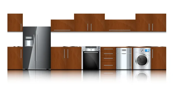 Küchen- und Haushaltsgeräte — Stockvektor