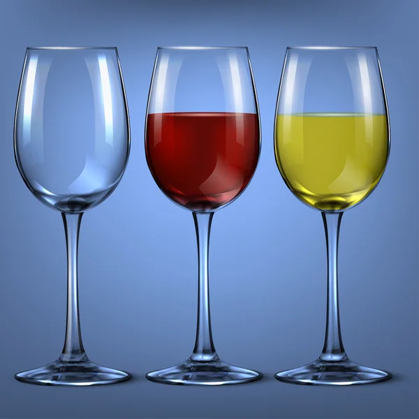 Avec verre à vin, illustration vectorielle — Image vectorielle