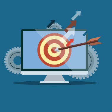 iş kavramı, vektör çizim . 