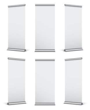 Afiş olarak topla izole beyaz arka plan üzerinde vektör kümesi