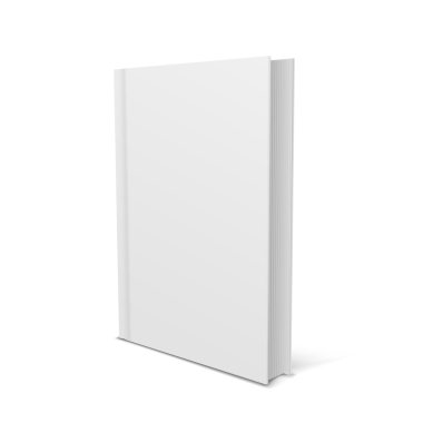  Beyaz bir arka plan üzerinde izole kitap. vektör çizim.