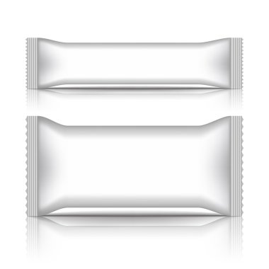 Boş poşet ambalaj, sopa paketi beyaz