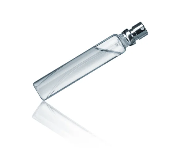 Cosmetic pump bottle on white — Stock Photo, Image