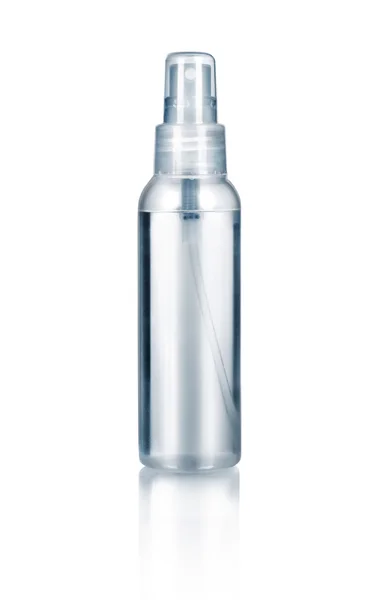 Botella de spray sobre fondo blanco — Foto de Stock
