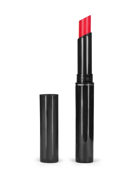 Czerwona szminka z WPR na białym tle — Zdjęcie stockowe