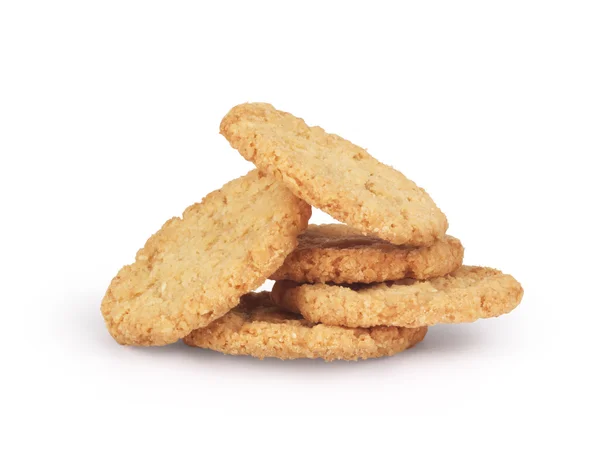 Oatmeal cookies with honey, honey oatmeal cookies, handmade cook — Stock Photo, Image