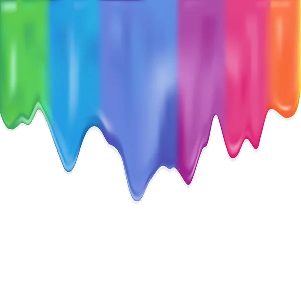 Barva barevné kape vektorové ilustrace — Stockový vektor
