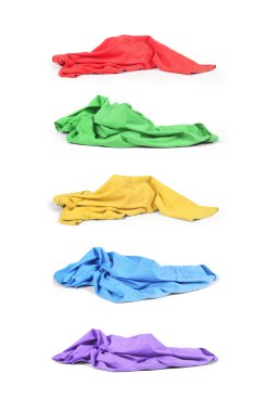 Sets of shirts isolated on white background. clipart