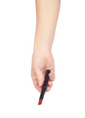 Professionnal makyaj fırça içinde el Şevval Özçelik Güzellik kozmetik ben