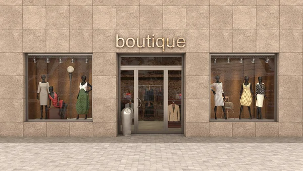 Toko eksterior, ilustrasi 3d — Stok Foto © urfingus #118473308
