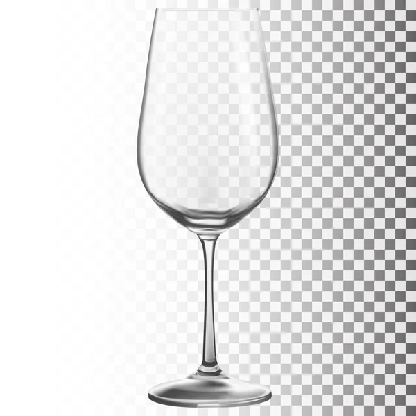 Wine glass. Transparent vector illustration. — Stock Vector