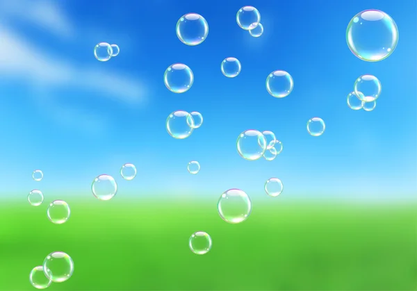 Bubliny pozadí. Vektorové ilustrace — Stockový vektor