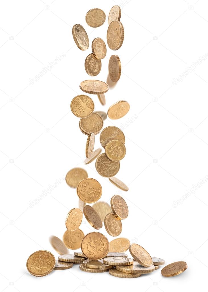 падающие золотые монеты. падение монетки. монеты падают в руку. монеты падают. падение монетки.