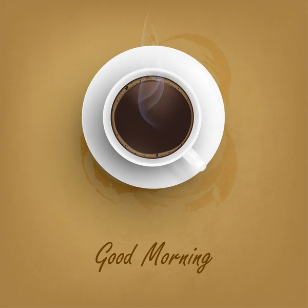 Csésze kávét. vektoros illusztráció — Stock Vector