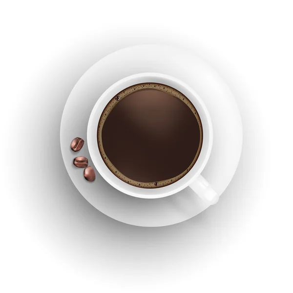 Una tazza di caffè. illustrazione vettoriale — Vettoriale Stock