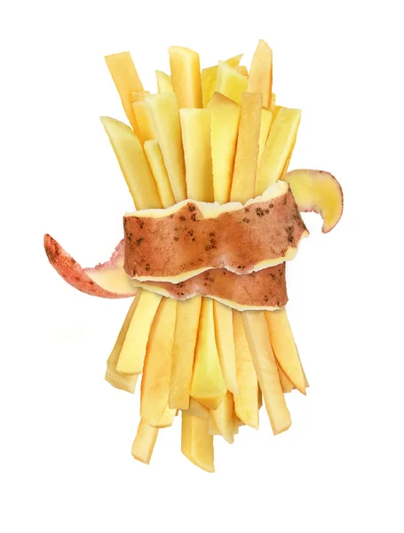 Rohe Pommes in der Schale — Stockfoto