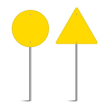 Uyarı işaretinin vektör çizimi