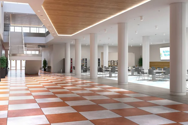 Salle École Intérieur Illustration — Photo