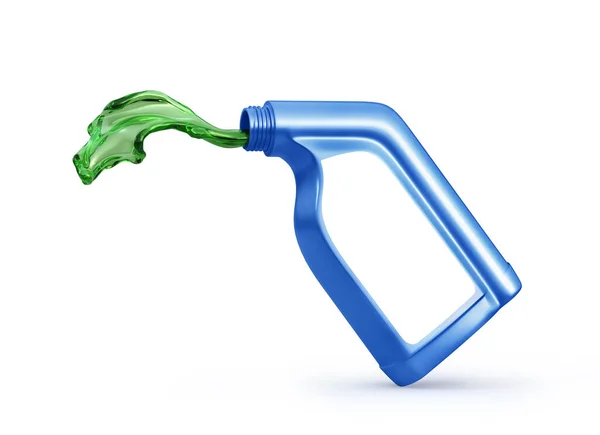 Detergente Sta Versando Dalla Bottiglia Illustrazione — Foto Stock
