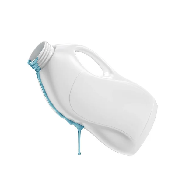 Detergente Está Saliendo Botella Ilustración —  Fotos de Stock