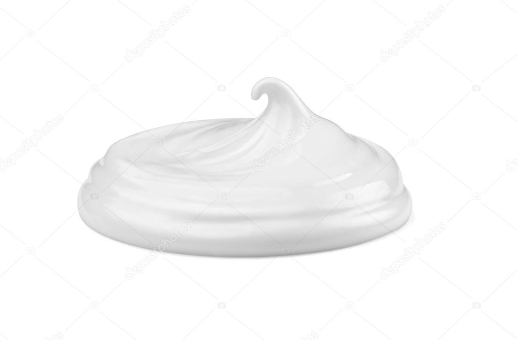 Cosmetic cream isolated on white background