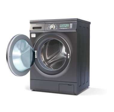 Washing machine automatic. Vector illustration.