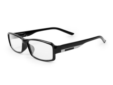 inek gözlüğü izole beyaz arka planda, mükemmel yansıma