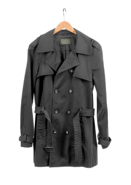 Чёрное пальто — стоковое фото