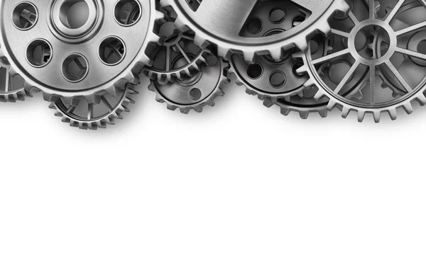 Steel gear wheels — Stock Photo, Image