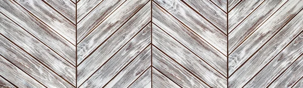 Tablones de madera grungy blanqueados en el orden de parquet — Foto de Stock