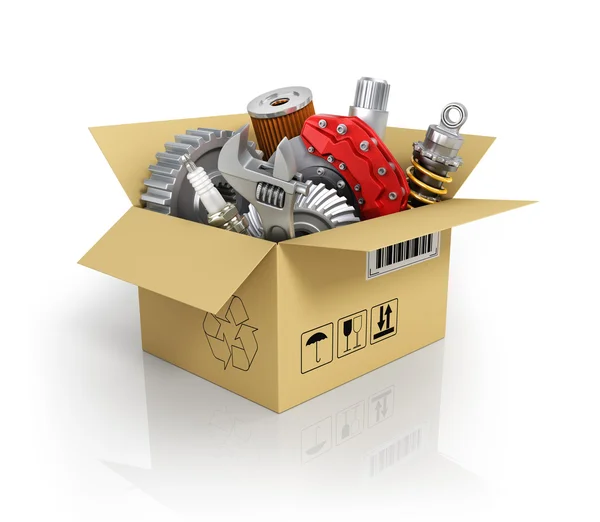 Otomobil parçaları cardbox. Otomotiv sepet Dükkanı. Oto parçaları st