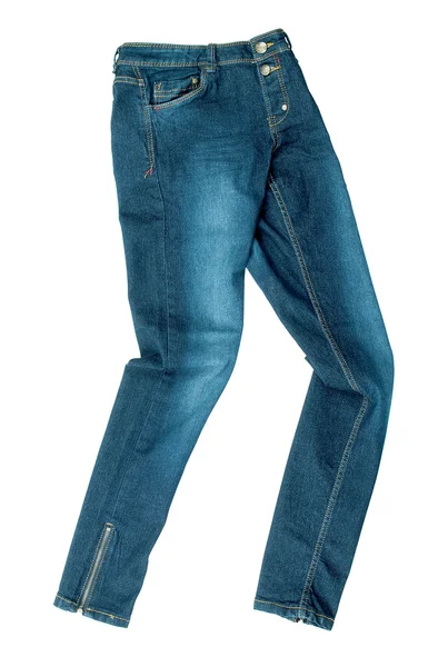 Groene Jeans geïsoleerd op wit — Stockfoto