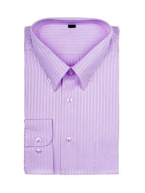 erkek gömlek üzerinde beyaz izole