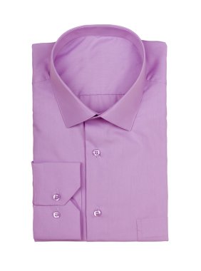 erkek gömlek üzerinde beyaz izole