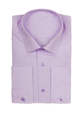 erkek gömlek üzerinde beyaz izole