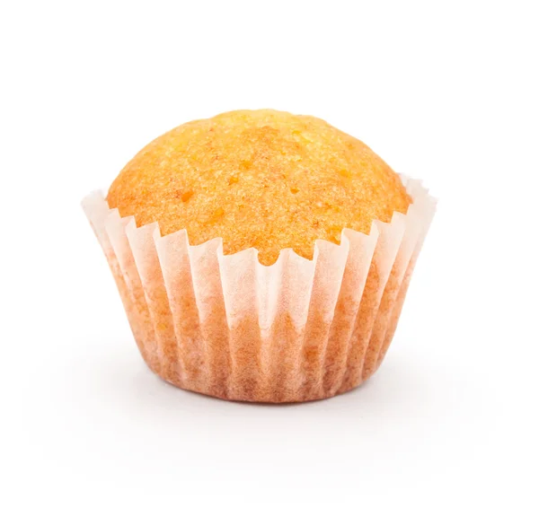 Frische Cupcake Nahaufnahme auf weißem Hintergrund — Stockfoto