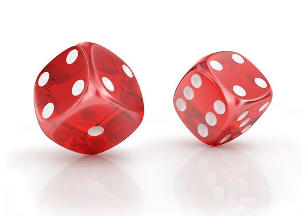 Super dice on a white background. — Stock Photo, Image