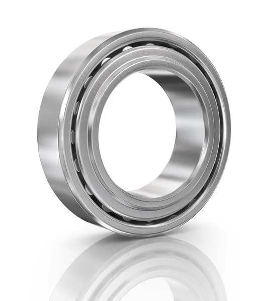 Steel ball bearing. Illustration on white background. — Stock Photo, Image