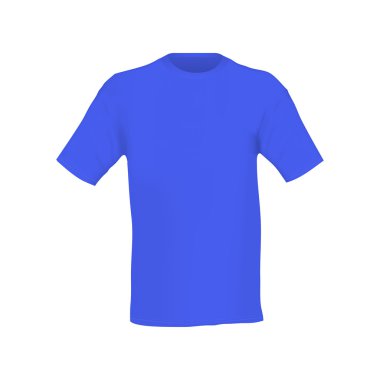 İzole erkek T-shirt vektör çizim