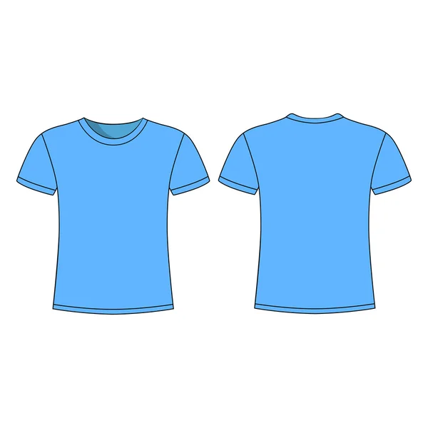 Ilustración vectorial de camiseta de hombre aislada — Vector de stock