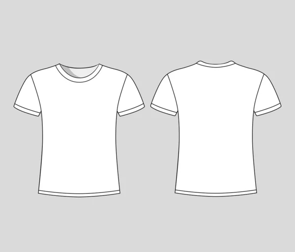 Illustrazione vettoriale della T-shirt da uomo isolata — Vettoriale Stock