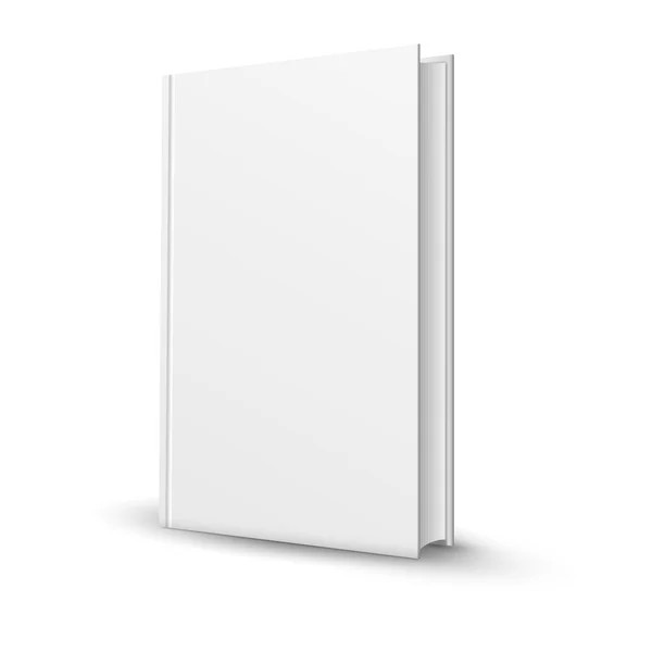 Couverture de livre vierge illustration vectorielle gradient mesh. Objet isolé pour le design et l'image de marque — Image vectorielle