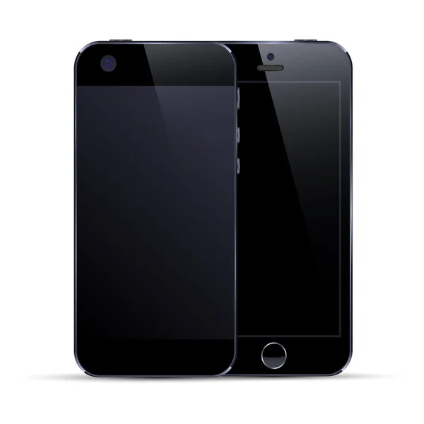 Moderní dotykový smartphone izolované na bílém pozadí — Stockový vektor