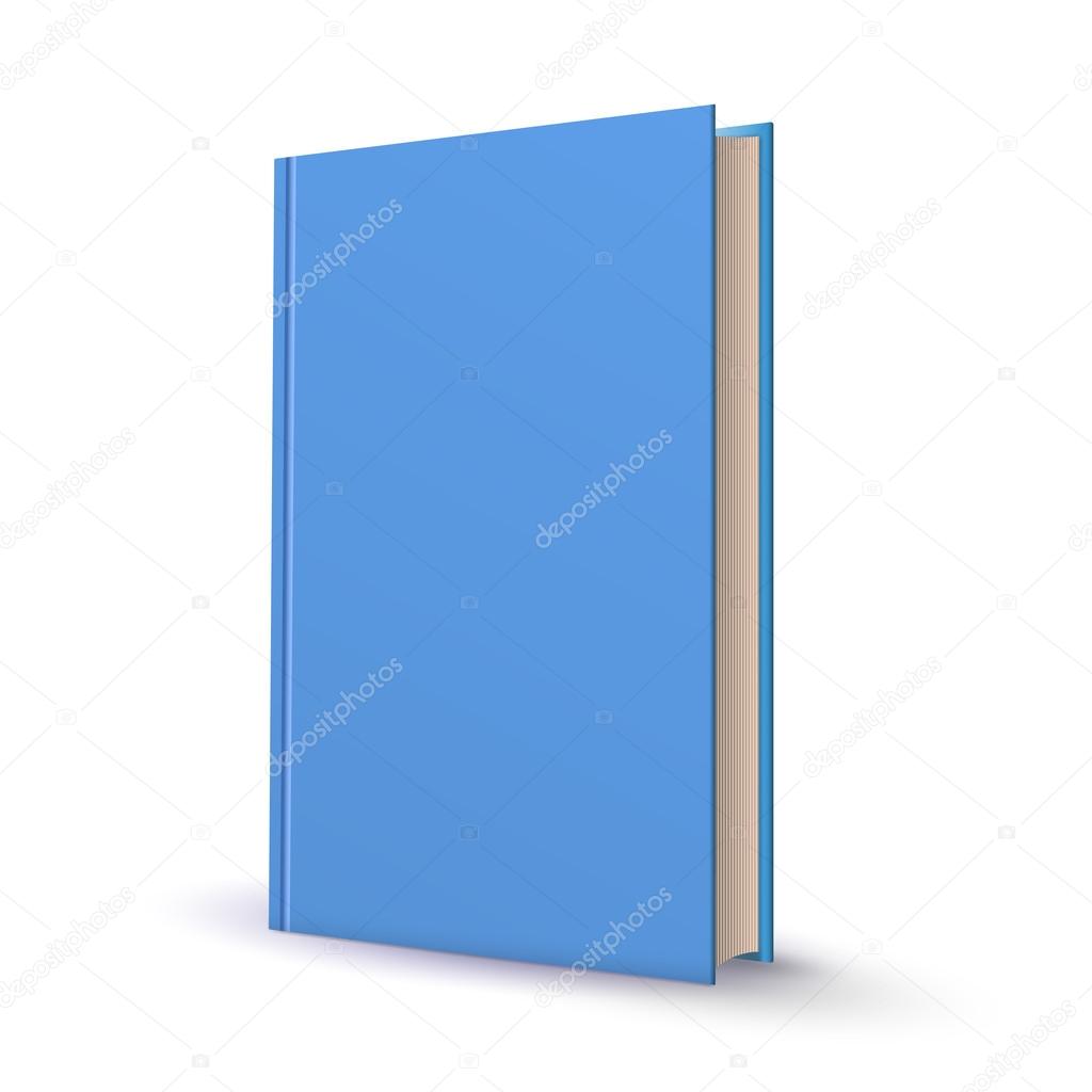 Couverture de livre vierge illustration vectorielle gradient mesh