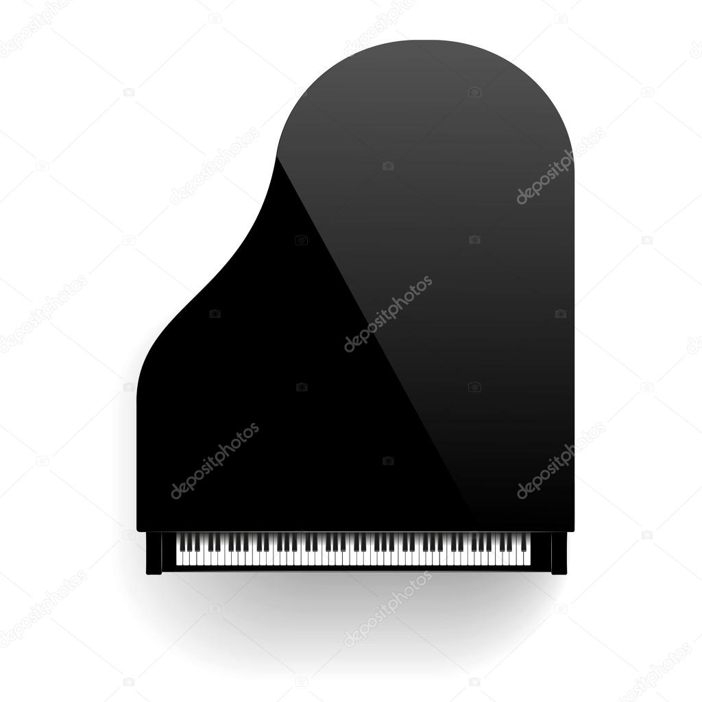 Grand Piano Isolated