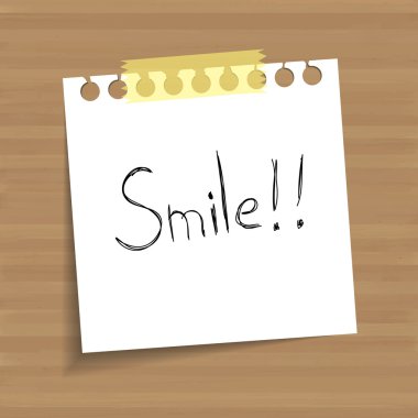 Motivasyon kavramı üzerinde yırtık notepaper. Vektör çizim.