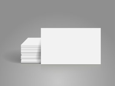 mockup - boş kartvizit şablonu