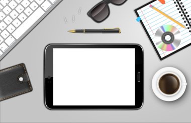 Ofis Masası, beyaz masaya çalışma